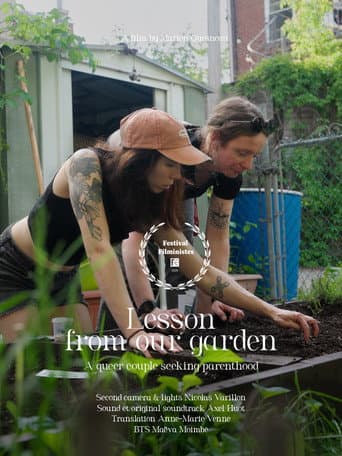 Lesson from our garden poster