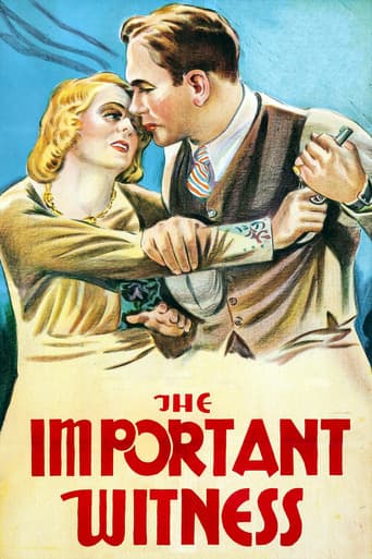 The Important Witness poster