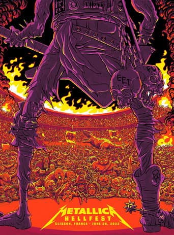 Metallica Live Hellfest 2022 poster