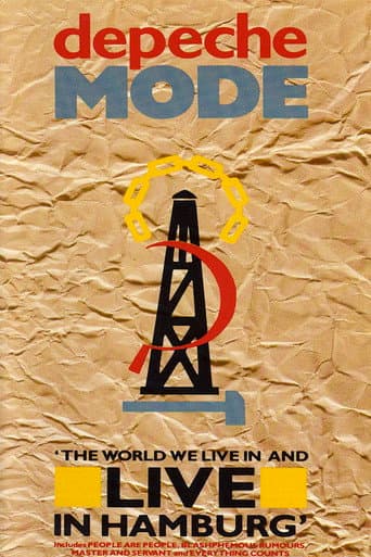 Depeche Mode: The World We Live in and Live in Hamburg poster