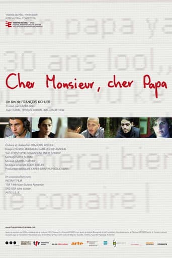 Cher Monsieur, cher papa poster