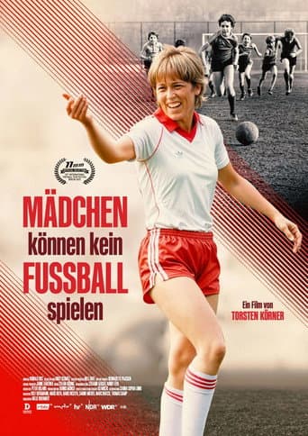 Mädchen können kein Fußball spielen poster