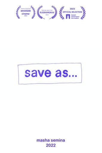 Save As… poster