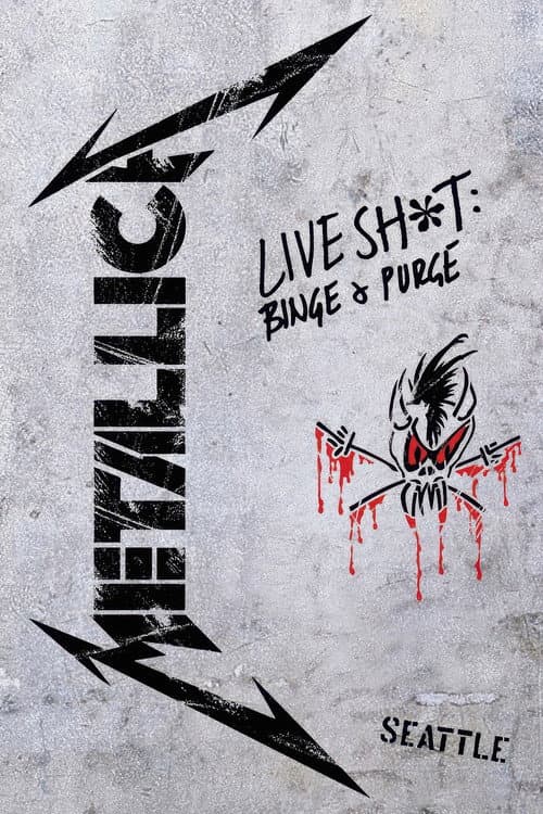 Metallica: Live Shit - Binge & Purge, Seattle 1989 poster