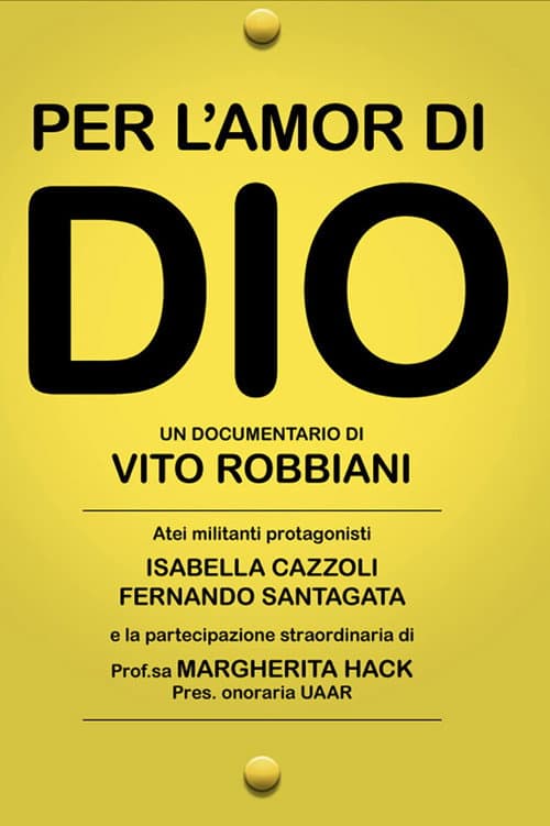 Per l'amor di Dio poster