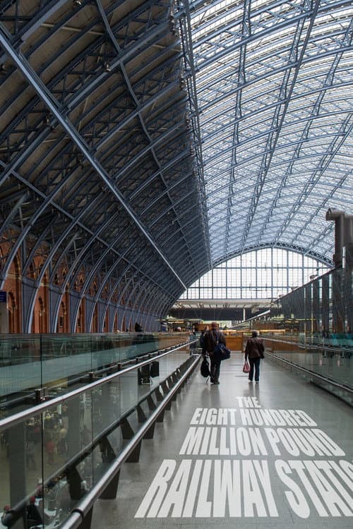 The 800 Million Pound Railway Station poster