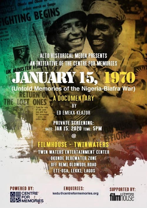 January 15, 1970: Untold Memories of the Nigeria-Biafra War poster