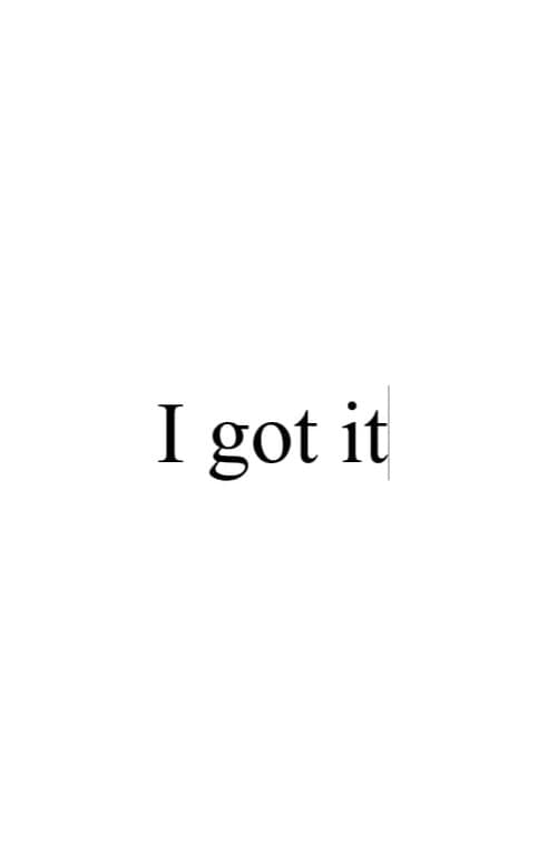I got it poster