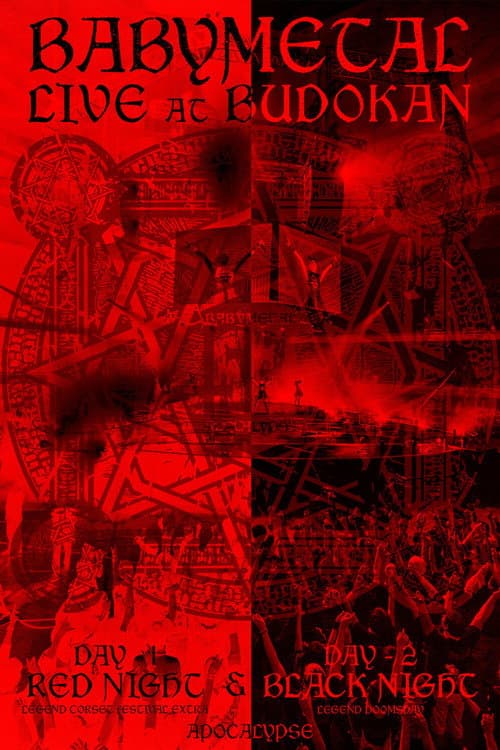 BABYMETAL - Live at Budokan ~Red Night & Black Night Apocalypse~ poster