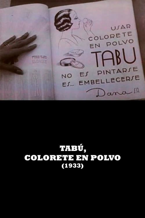 Tabú Powder Blush commercial poster