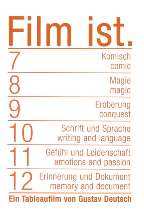 Film Is. 7-12 poster