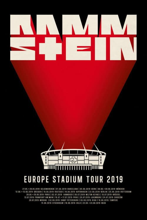 Rammstein - Europe Stadium Tour poster
