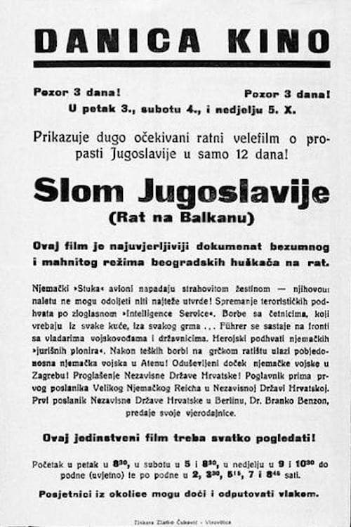 The Collapse of Yugoslavia poster