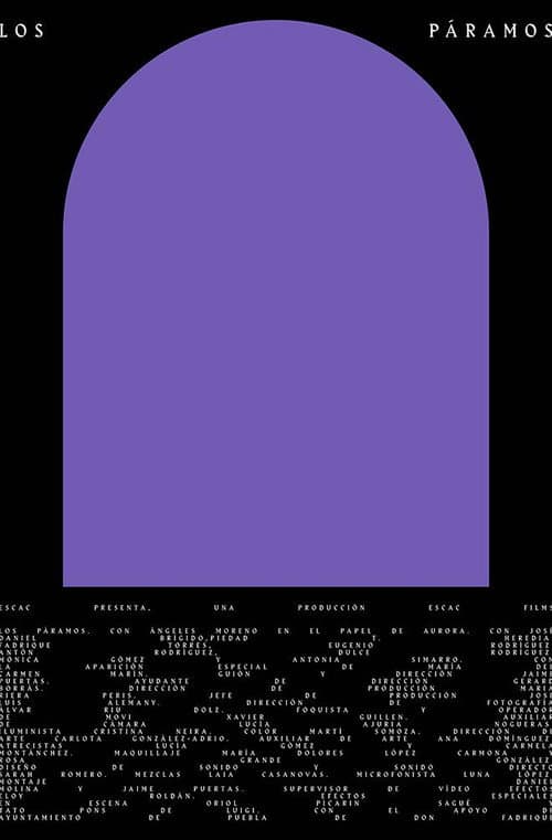 Los páramos poster
