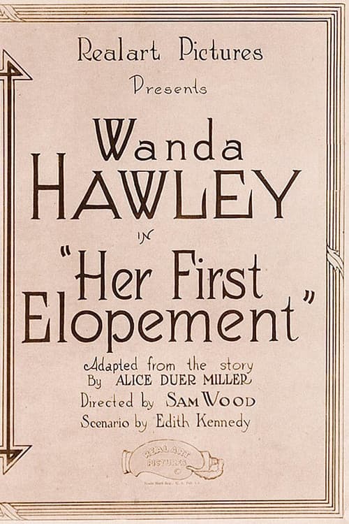 Her First Elopement poster