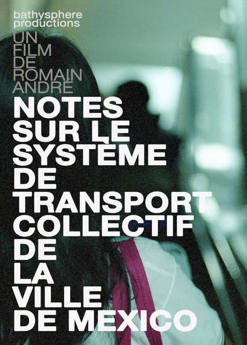 Notes sur le système de transport collectif de la ville de Mexico poster